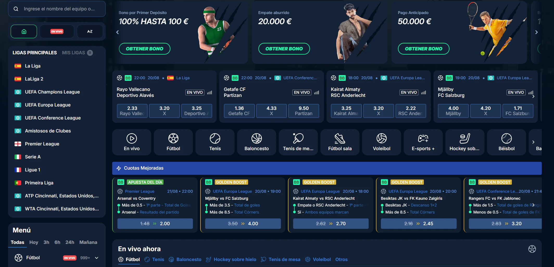 Apuestas deportivas y eSports en España